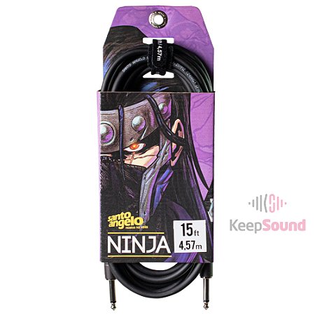 Cabo de Instrumento P10/P10 4,57m NINJA CABLE B - SANTO ANGELO