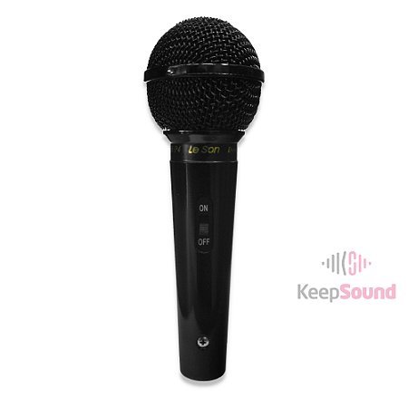 Microfone Profissional Dinâmico SM58 P4 PT BRILHANTE - LESON