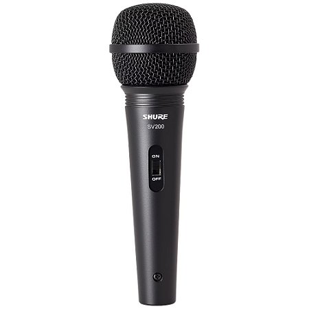 Microfone Profissional Dinâmico Sv 200 - Shure