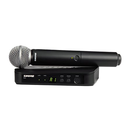 Microfone De Mão Sem Fio Blx 24br/sm58 M15 - Shure