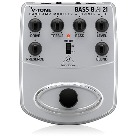 Pedal Simulador Para Contrabaixo Bdi21 - Behringer