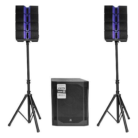 Sistema De Som Pa 1500w Line Up Duo 18164 - Waldman