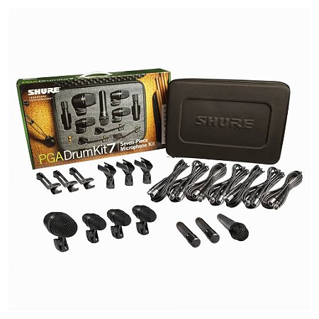 Kit 7 Microfones Para Bateria Pga Drumkit7 - Shure