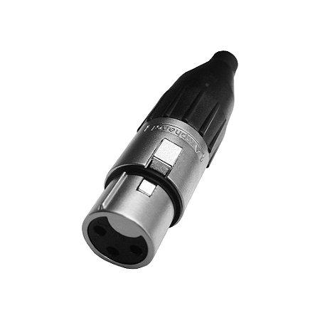 Conector Xlr Fêmea Linha Ac3f - Amphenol