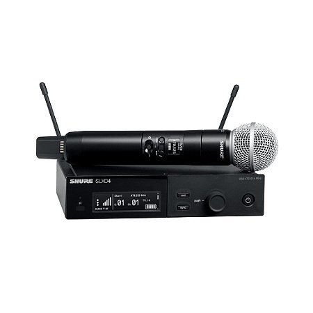 Microfone De Mão Sem Fio Slxd24/sm58-g58 - Shure