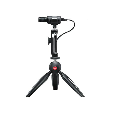 Kit Vídeo Microfone + Tripé Mv88+ Video Kit - Shure