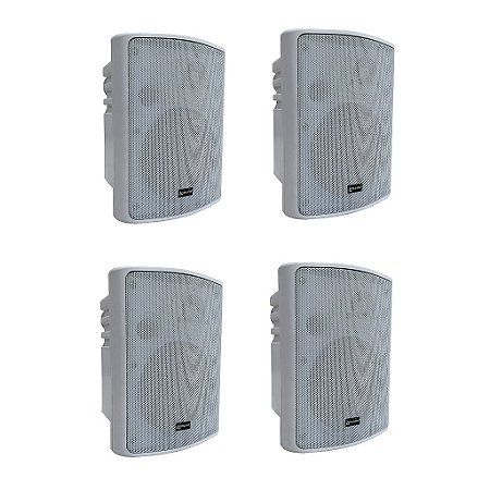 Kit 2 Pares Caixa De Ambiente 30w Lsa05 Wh Lexsen