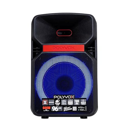 Caixa Ativa Com Bateria 600w 12 Polegadas Xc-812tb - Polyvox