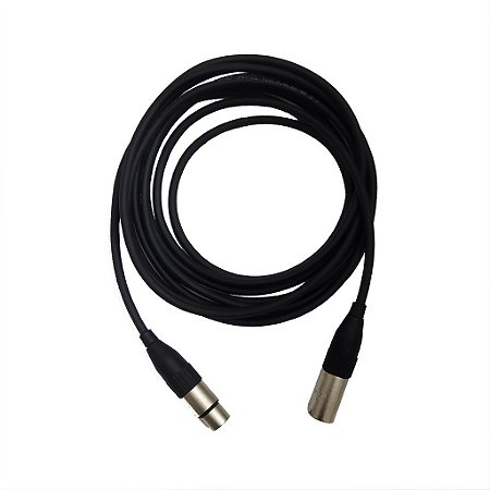 Cabo XLR / XLR Balanceado Para Microfone 5 Metros - Keep Sound