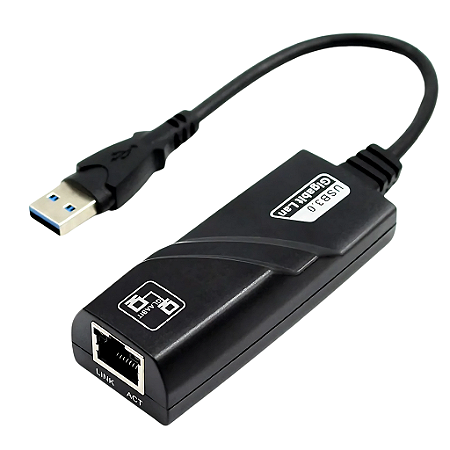Adaptador usb rede RJ45 Giga c/ Rabicho