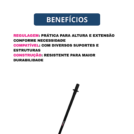 PROLONGADOR 1,40CM c/ REGULAGEM N GATE