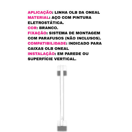 SUPORTE VERTICAL OSV602-PT-LINE OLB ONEAL