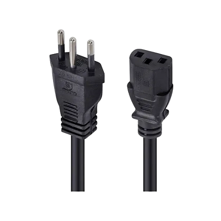 Cabo de Força Pc Pc Macho e Femea 50 cm Antera