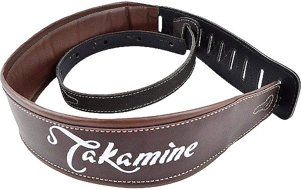 Correia De Couro Luxo Marrom TBS65 - TAKAMINE