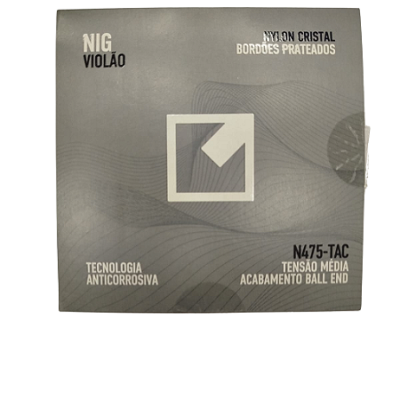 Enc. Violao Nylon-cristal/prateada Media Tensao - Tac