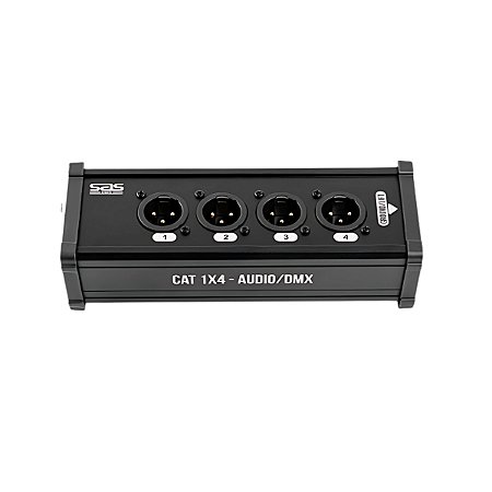 Medusa Montada Sas Cat 1x4 Xlr Painel Macho Santo Angelo