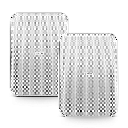 Caixa Acústica Outdoor Branca Par Frahm 6 Hs 8 Ohms