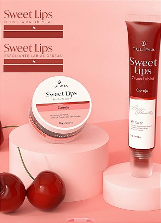 Kit Labial Sweet Lips Cereja