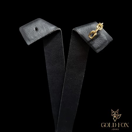 PIERCING FAKE CADEADO - BANHADO A OURO 18K