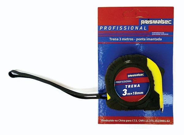 trena profissional 3m 18mm com imã