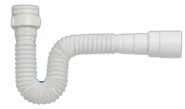 Sifão Sanfonado  tradicional Multiuso Simples - Branco 72cm