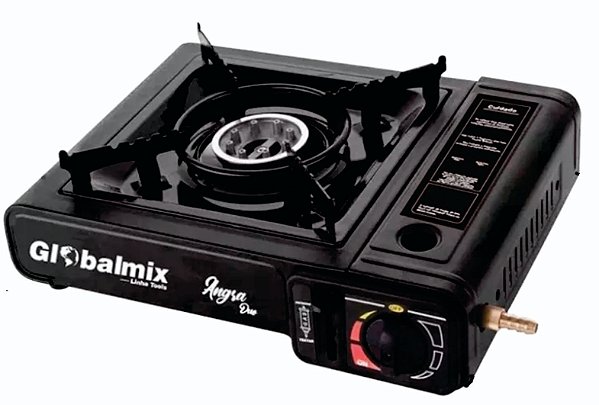 Fogareiro Fogão Aço Esmaltado Ignição Automática Sistema Duo - usa dois tipos de alimentação cartucho ou botijão