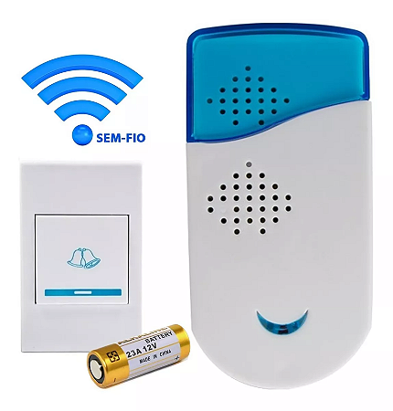 Campainha Residencial De Tomada Wireless Sem Fio 32 Toques