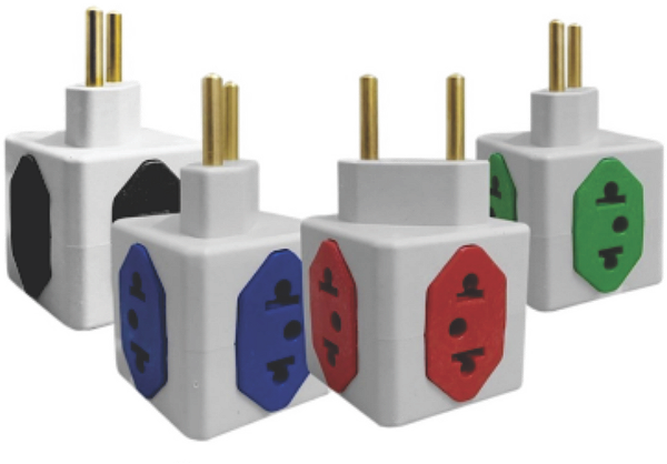 adaptador tomada cubo