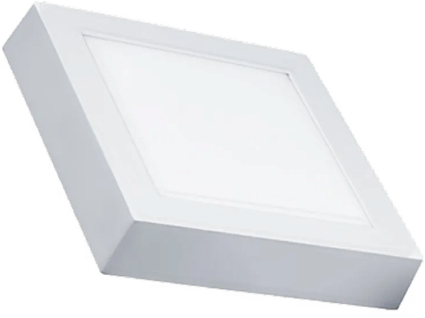Painel led sobrepor quadrado 18w