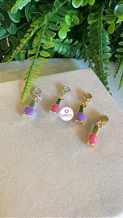 Berloque Nails Esmalte Semijóia níquel free