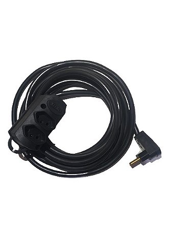 Extensão Elétrica Reforçada 40 Metros 20A Cabo PP  2x2,5mm 2 Tomadas