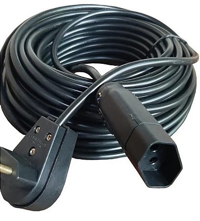Extensão Elétrica Reforçada 40 Metros 20A Cabo PP 3x2,5mm 1 Tomada