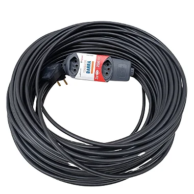 Extensão Elétrica profissional 20A - 90 metros - 3 tomadas Legrand - Cabo PP  2 x 4mm