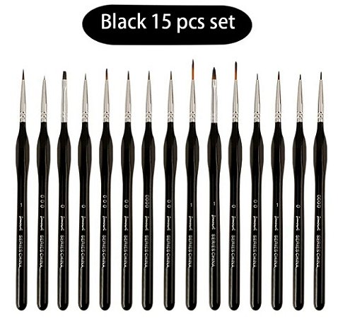 Kit pincel Nylon 15 Peças