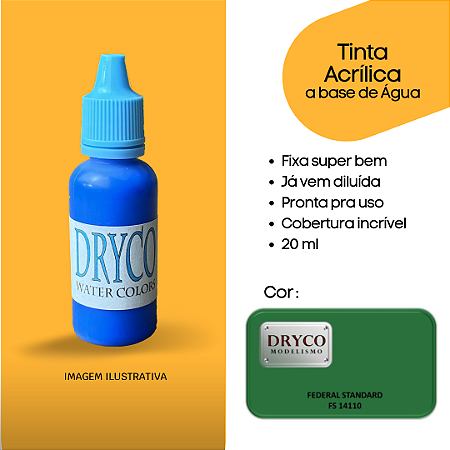 Acrilica Verde Ref 14110