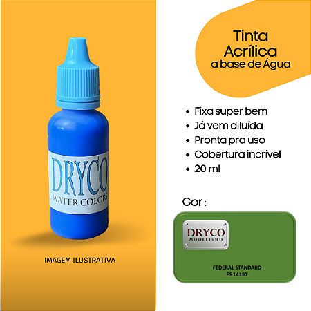 Acrilica Verde Ref 14187