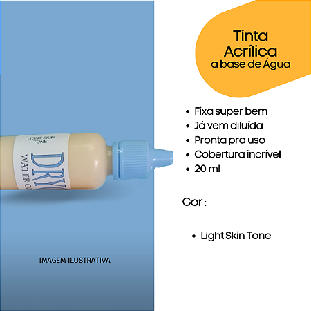 Acrilica Cor pele  Ref Light Skin Tone