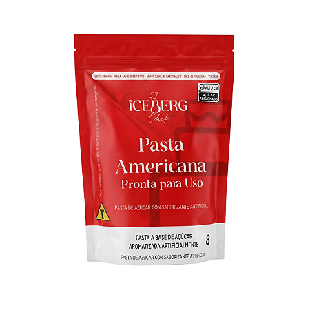 Pasta Americana Pronta Branca 800g Iceberg