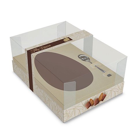 5 CAIXAS P/OVO COLHER PÁSCOA 250g TONS DE CACAU C4082 -IDEIA