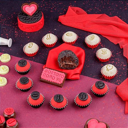 Kit 6 Carimbos Eróticos 2cm Para Doces E Brigadeiros Blue Star