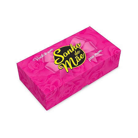CAIXA DIVERTIDA 08 DOCES 4x16x8cm SONHO DE MÃE C4342 PCT C/ 10 UN IDEIA