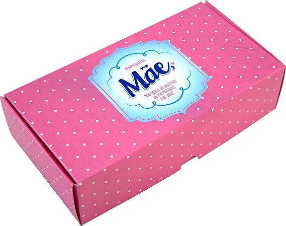 CAIXA DIVERTIDA 08 DOCES 4x16x8cm DOCE DE MÃE PCT C/ 10 UNID