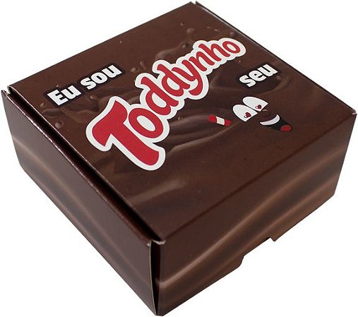 CAIXA DIVERTIDA P/ 04 DOCES 4x8x8cm "TODDYNHO" C3618 PCT C/ 10 UN.