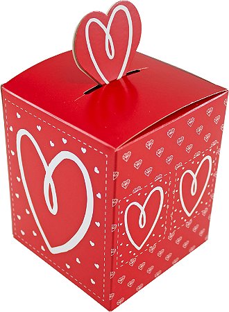 CAIXA POP UP 12x10x10cm LOVE PCT C/ 10 UNIDADES