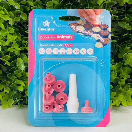 Kit Carimbos Animais Para Doces E Brigadeiros Blue Star