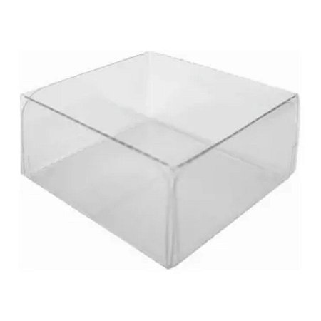 10un Embalagem Acetato Individual Brownie Docinhos Pão de Mel Flip Box Mini