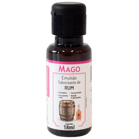 EMULSÃO SABORIZANTE DE RUM 18ML - MAGO