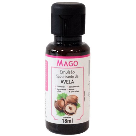 EMULSÃO SABORIZANTE DE AVELÃ 18ML - MAGO