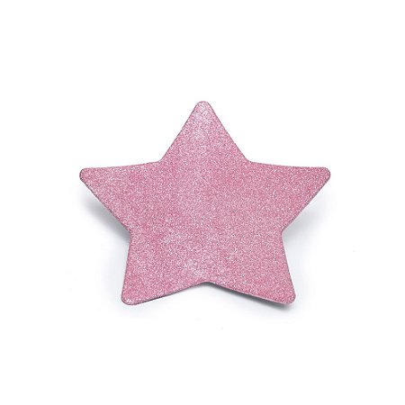BANDEJA DECORATIVA ESTRELA ROSA 24x24x1 C/1 UN - CROMUS