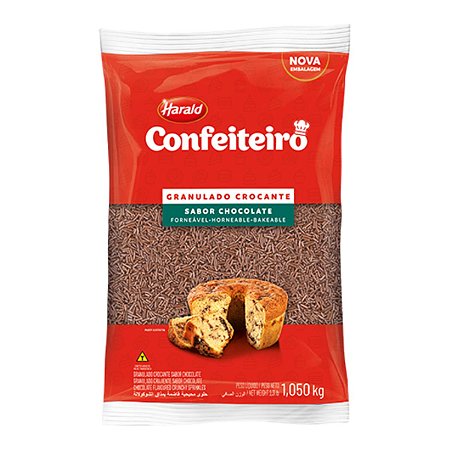 GRANULADO CROCANTE SABOR CHOCOLATE 2,1KG - HARALD